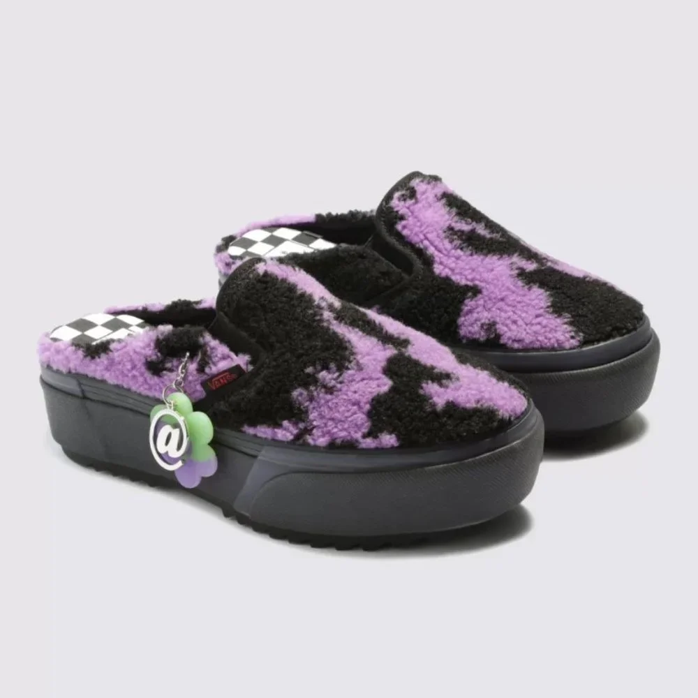 VANS X IRENEISGOOD CLASSIC SLIP-ON MULE STACKED SHOES NWB - Picture 3 of 15